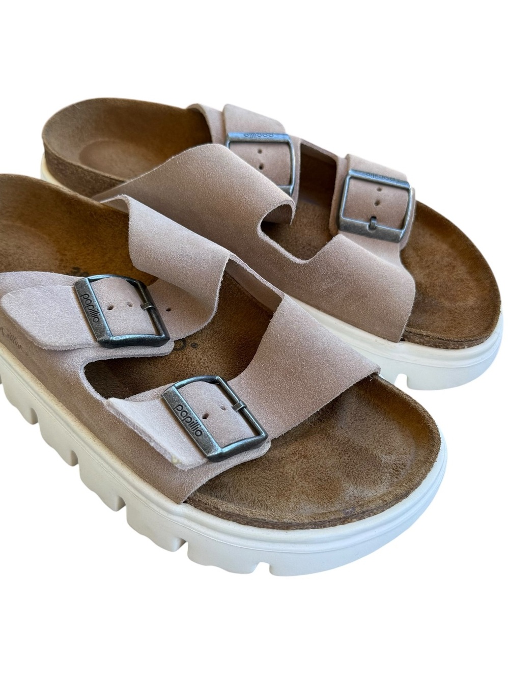 Papilio by Birkenstock chunky platform Arizona sandals women’s 38 - size 7